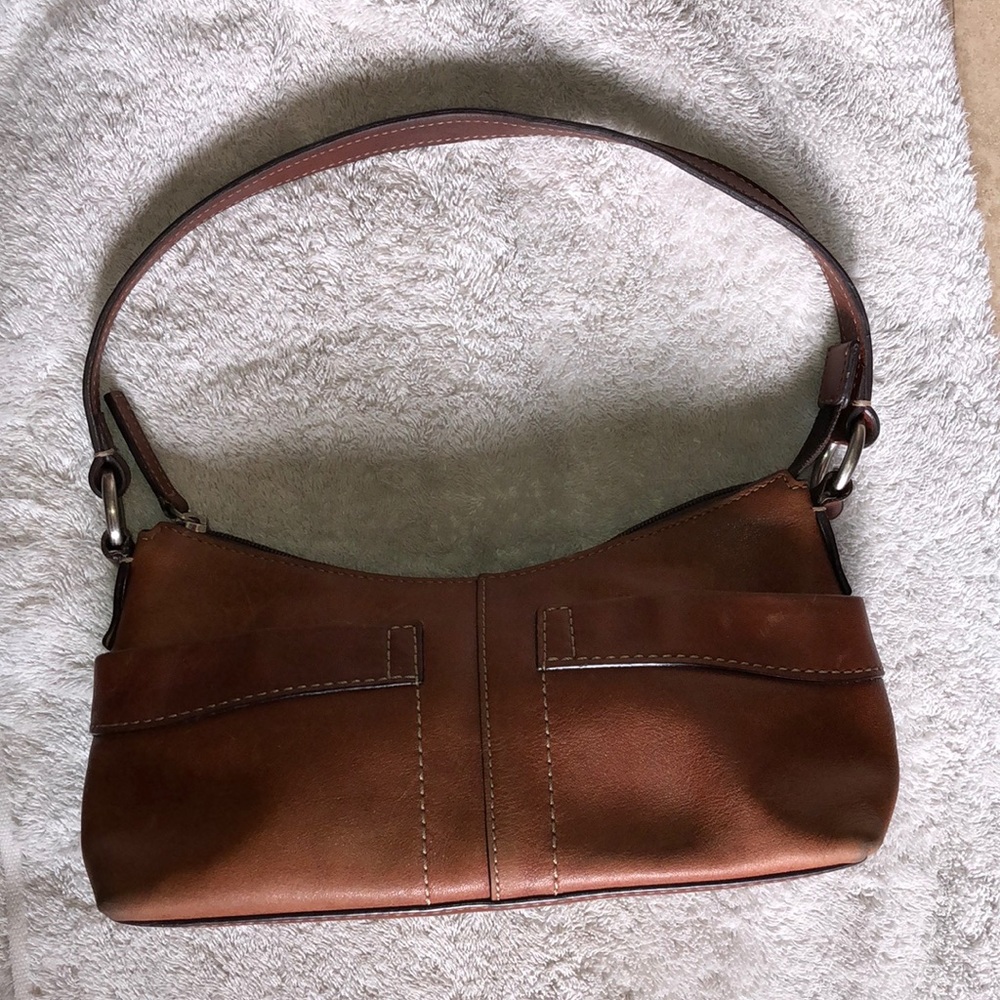 Small Light Brown Leather Fossil Purse SL8792